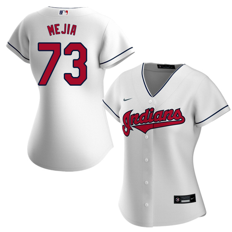 Nike Women #73 Jean Carlos Mejia Cleveland Indians Baseball Jerseys Sale-White